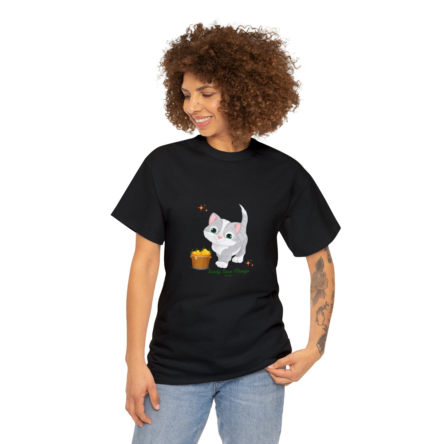 Sandy Cove's Delicious Mangoes Puppy Women's Cotton Tee