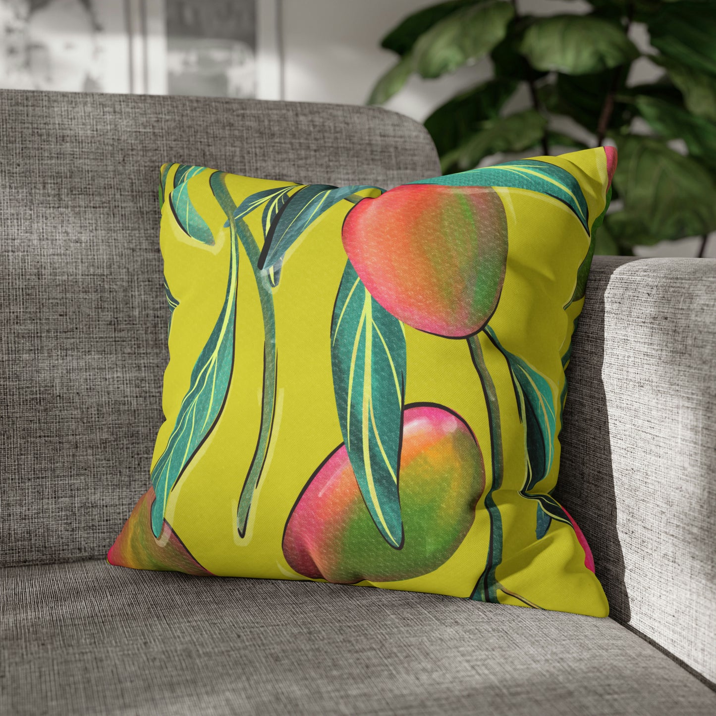 Sandy Cove Mango Spun Polyester Pillowcase