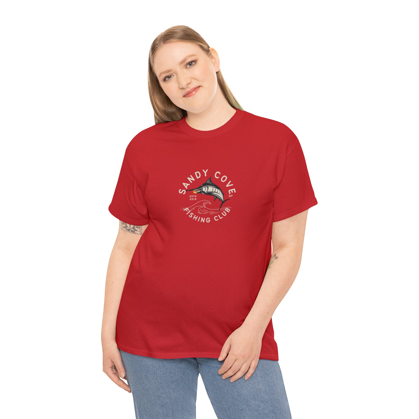 Sandy Cove Mango Marlin Fishing Club Cotton Tee