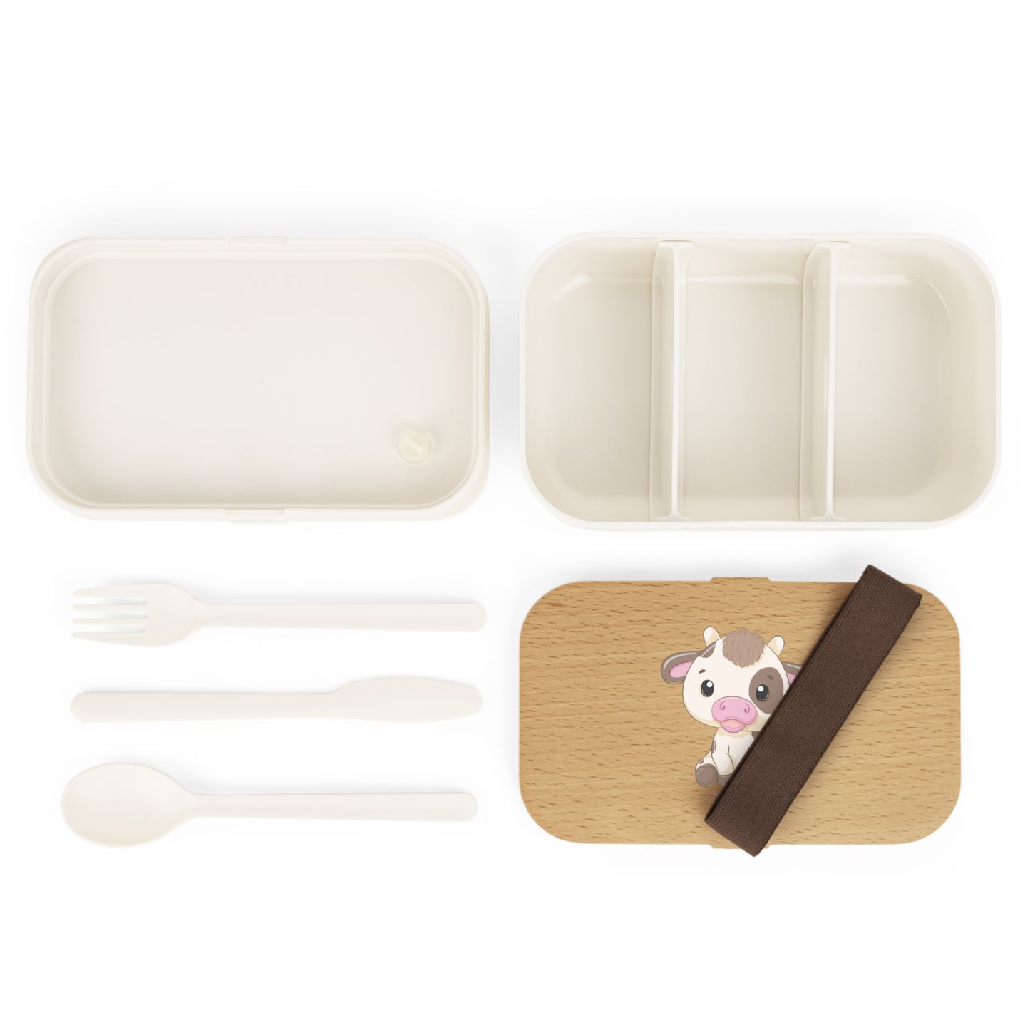 Sandy Cove Mango Cute Cow Bento Lunch Box