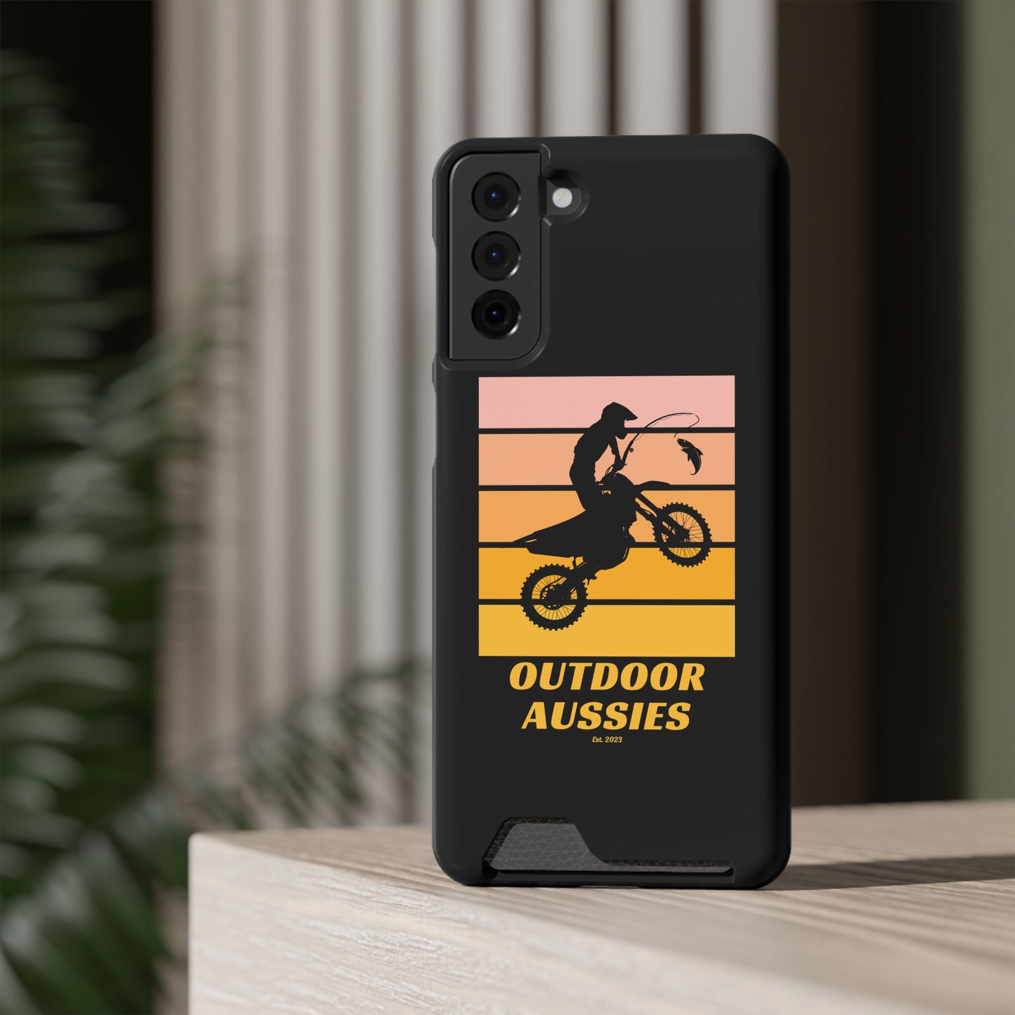 Outdoor Aussies Phone Case With Card Holder