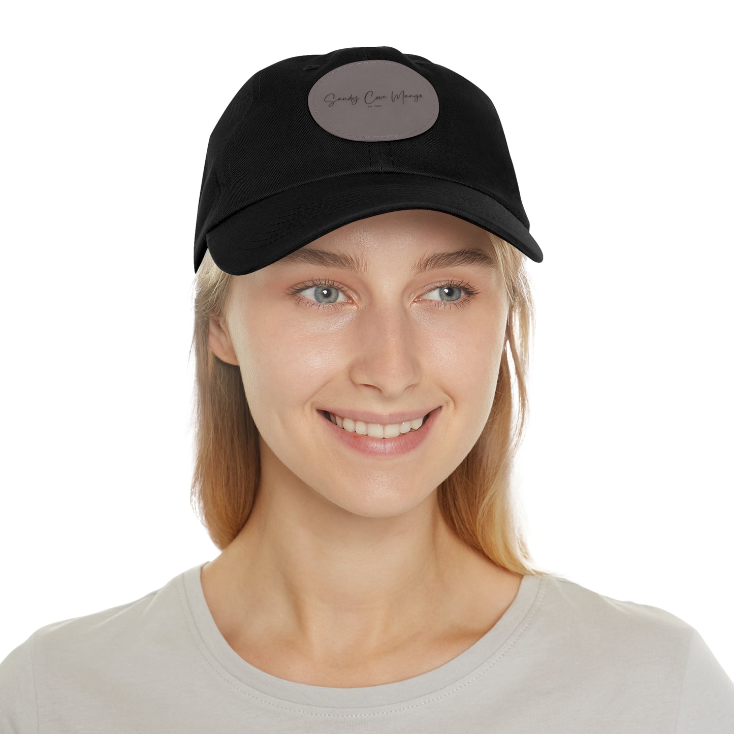 Sandy Cove Mango Cap with Leather Patch (Round) (Printed in USA)