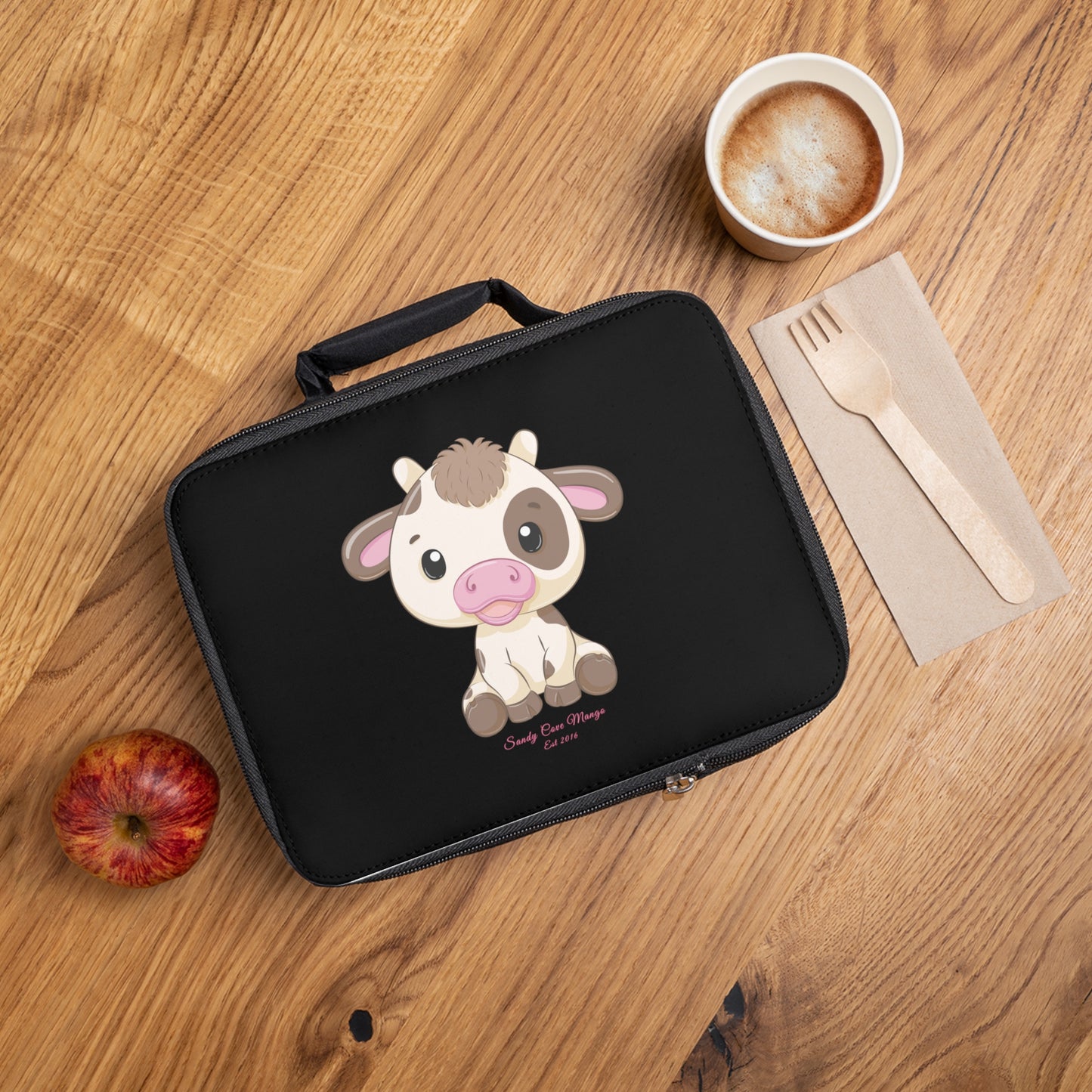 Sandy Cove Mango Cute Cow Lunch Bag