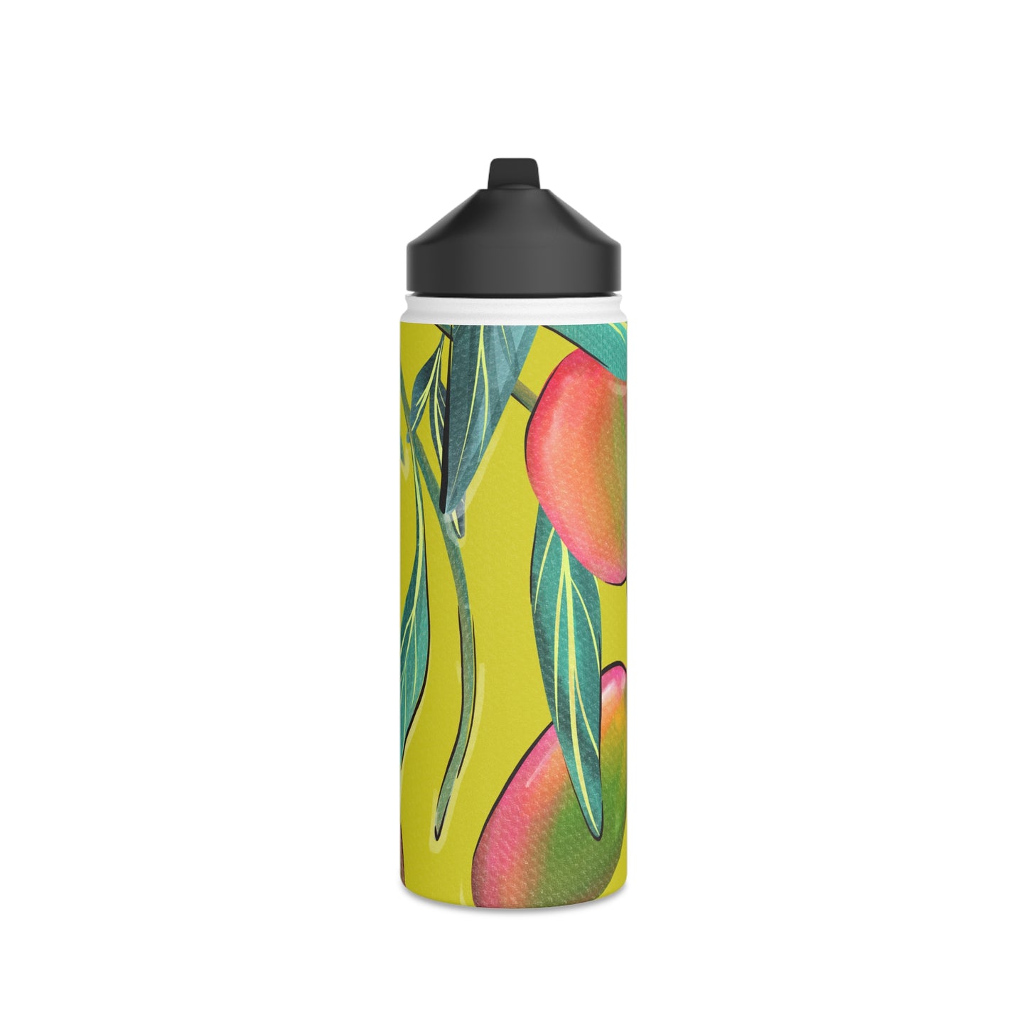 Sandy Cove Mango Stainless Steel Water Bottle, Standard Lid