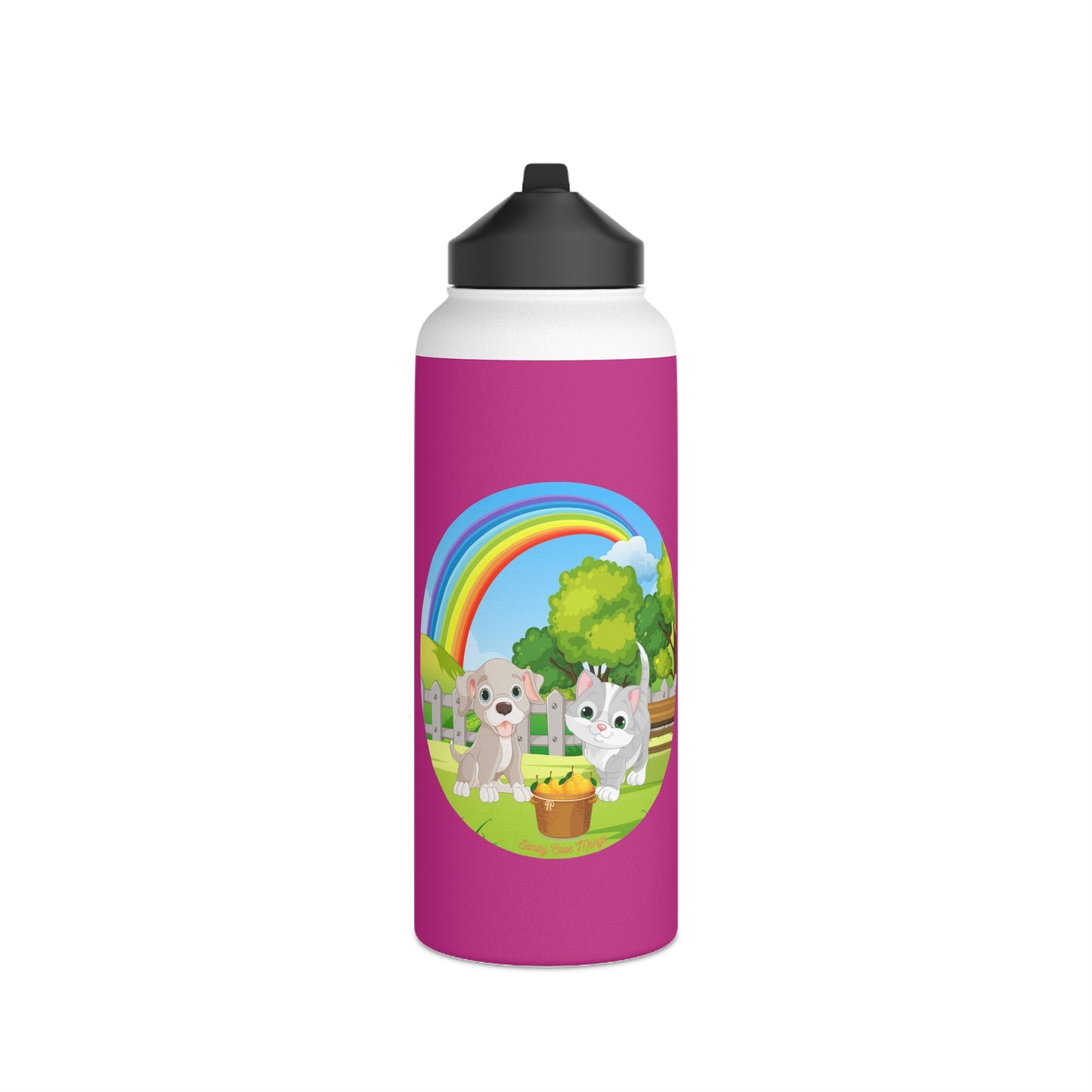 Sandy Cove's Delicious Mangoes Stainless Steel Water Bottle, Standard Lid