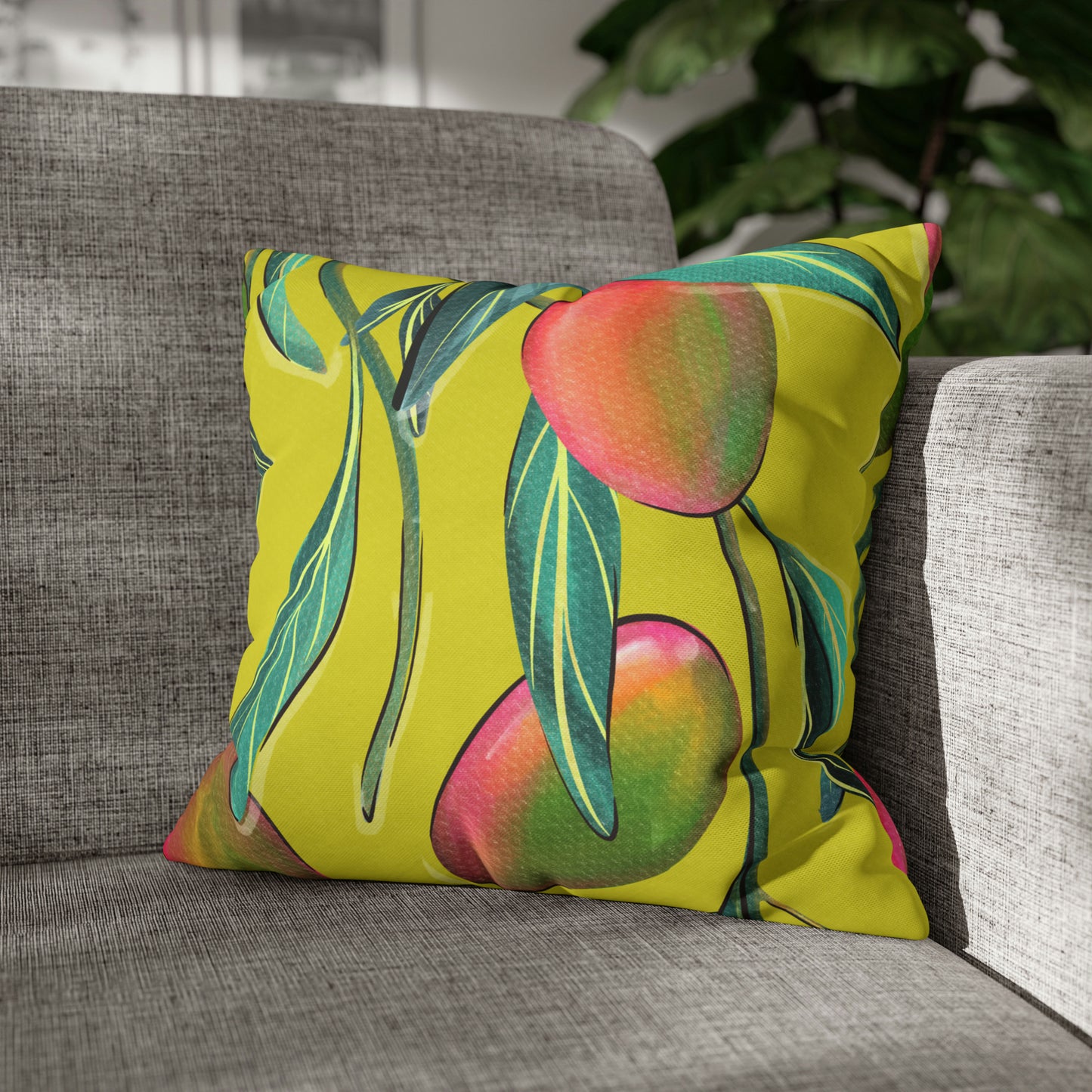 Sandy Cove Mango Spun Polyester Pillowcase