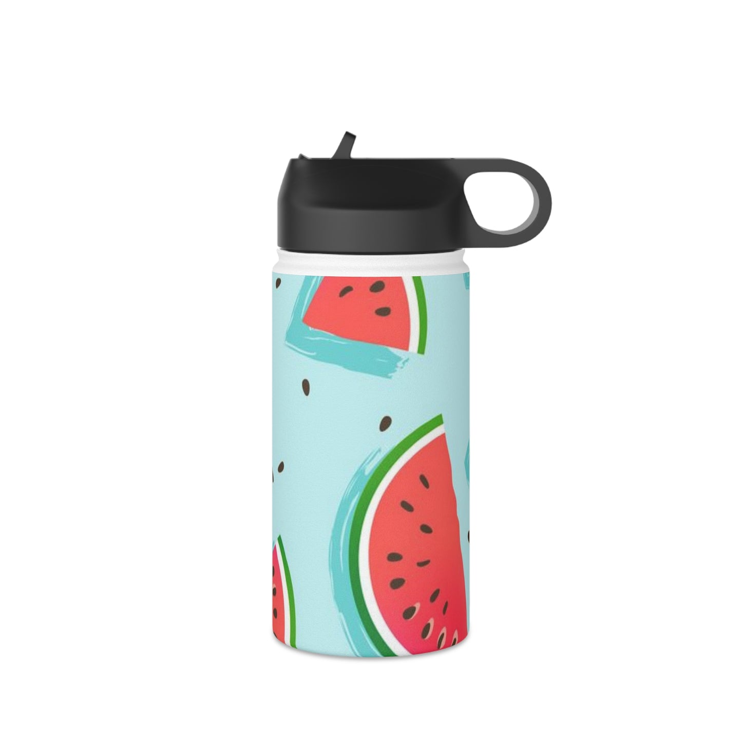 SCMP Watermelon Stainless Steel Water Bottle, Standard Lid