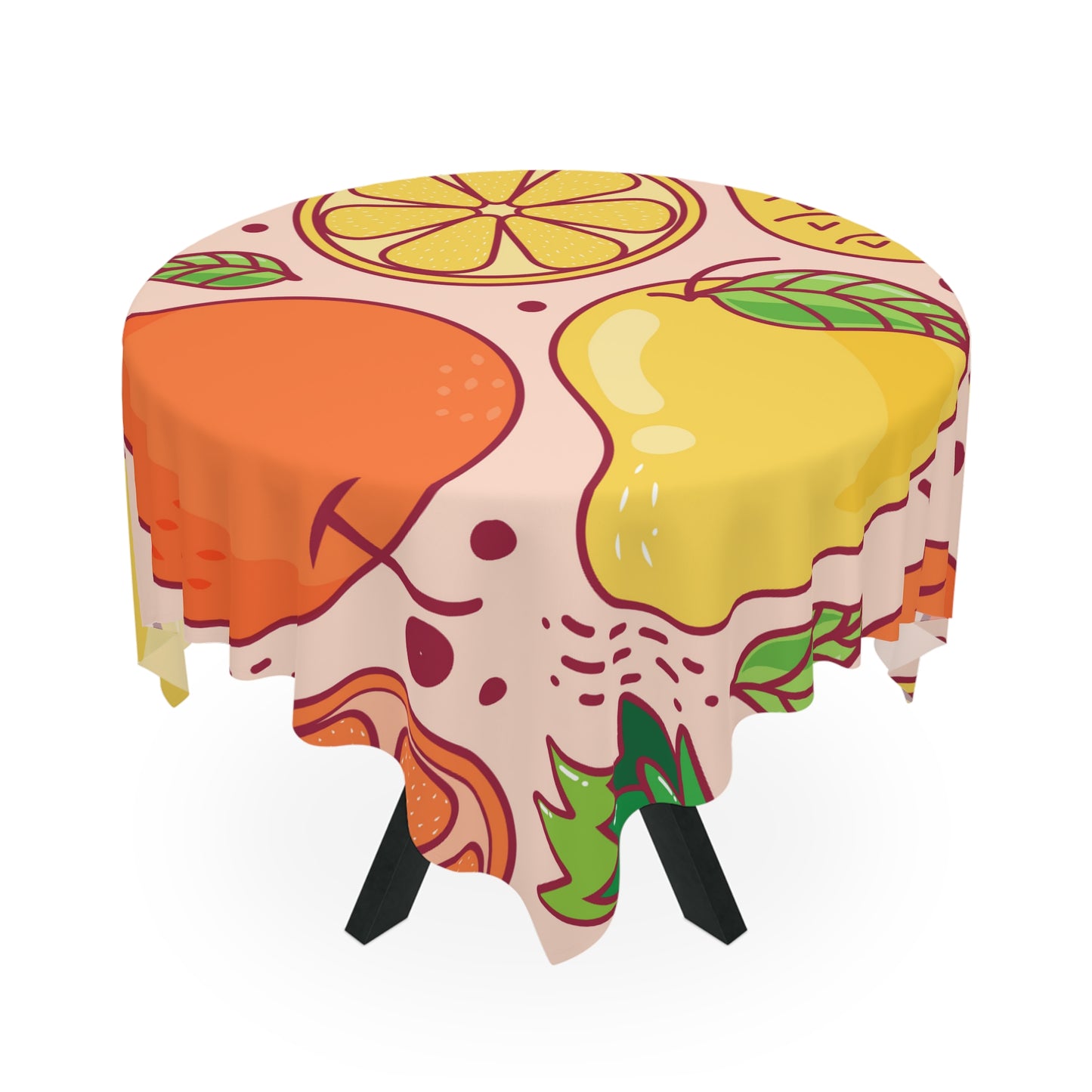 Sandy Cove Mango Tropical Fruit Tablecloth