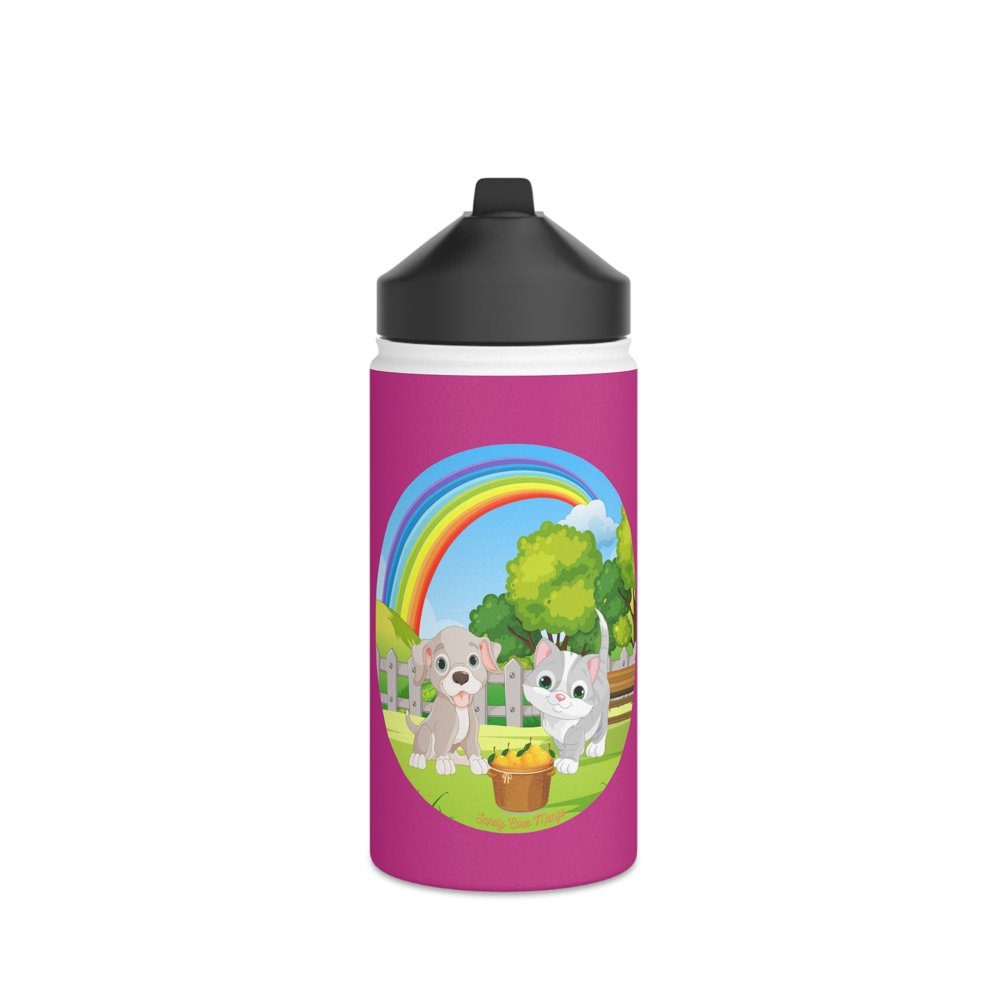 Sandy Cove's Delicious Mangoes Stainless Steel Water Bottle, Standard Lid