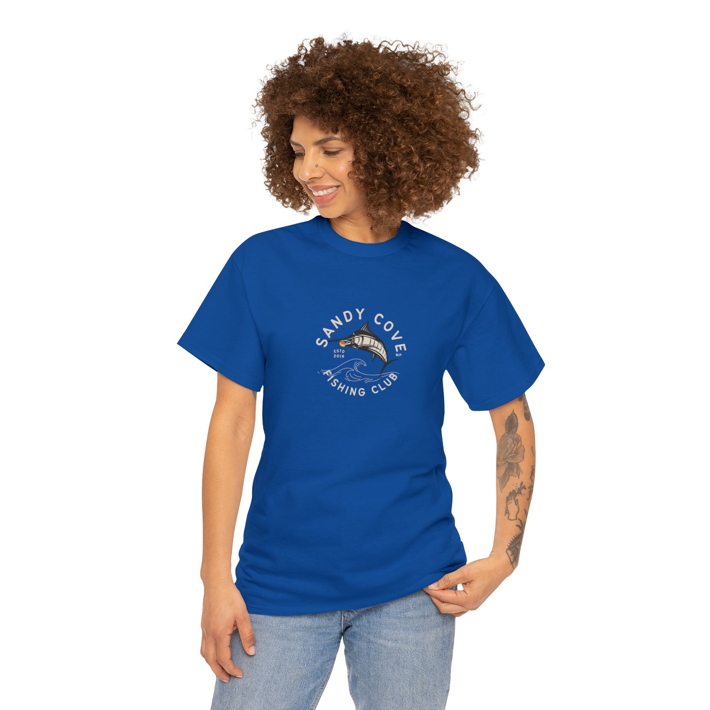 Sandy Cove Mango Marlin Fishing Club Cotton Tee