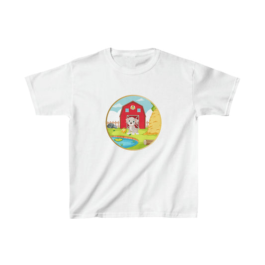 Sandy Cove's Delicious Mangoes Puppy Kids Cotton™ Tee