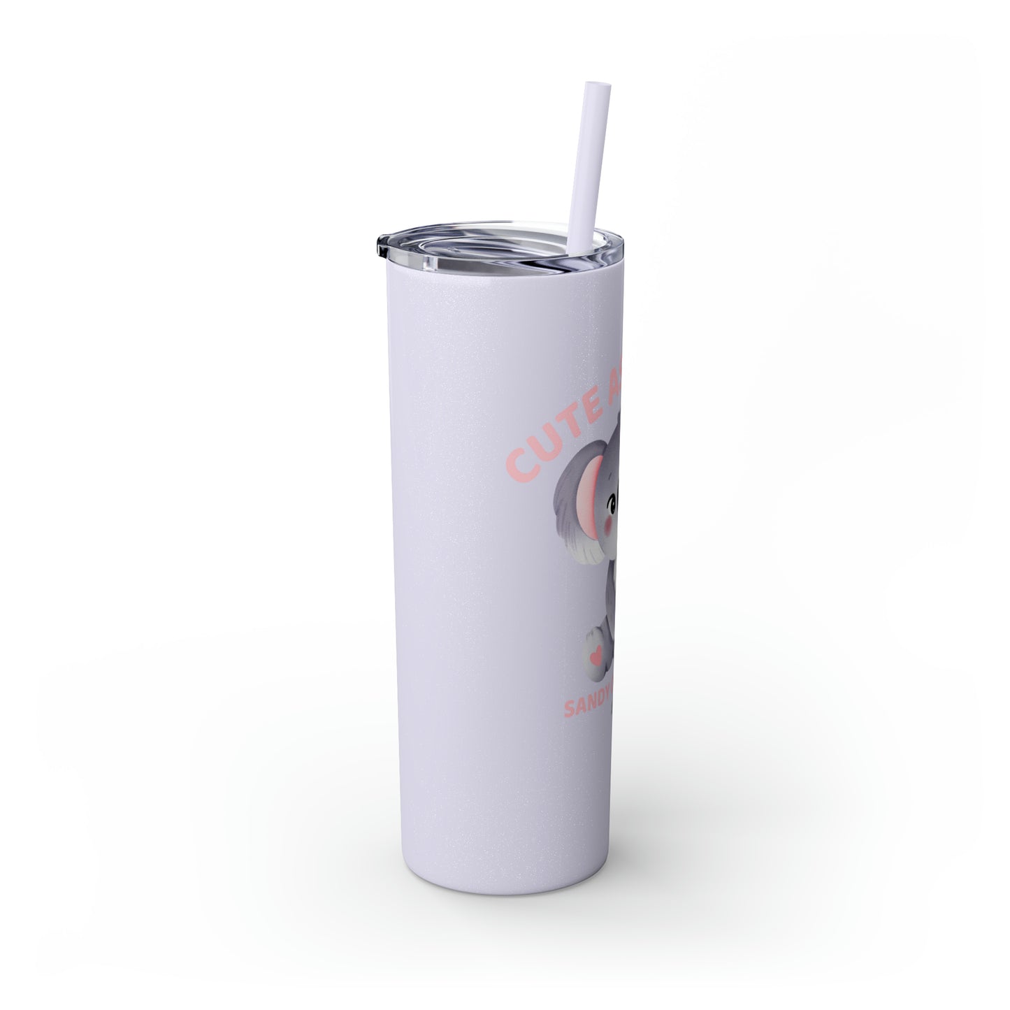 Sandy Cove Mango Cute as a Koala Skinny Tumbler with Straw, 20oz