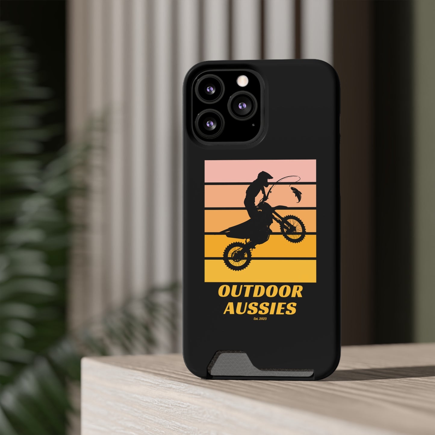 Outdoor Aussies Phone Case With Card Holder