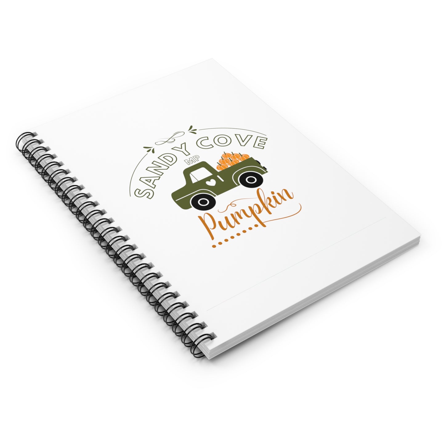 Sandy Cove MP Pumpkin Spiral Notebook - Ruled Line (Printed in USA)