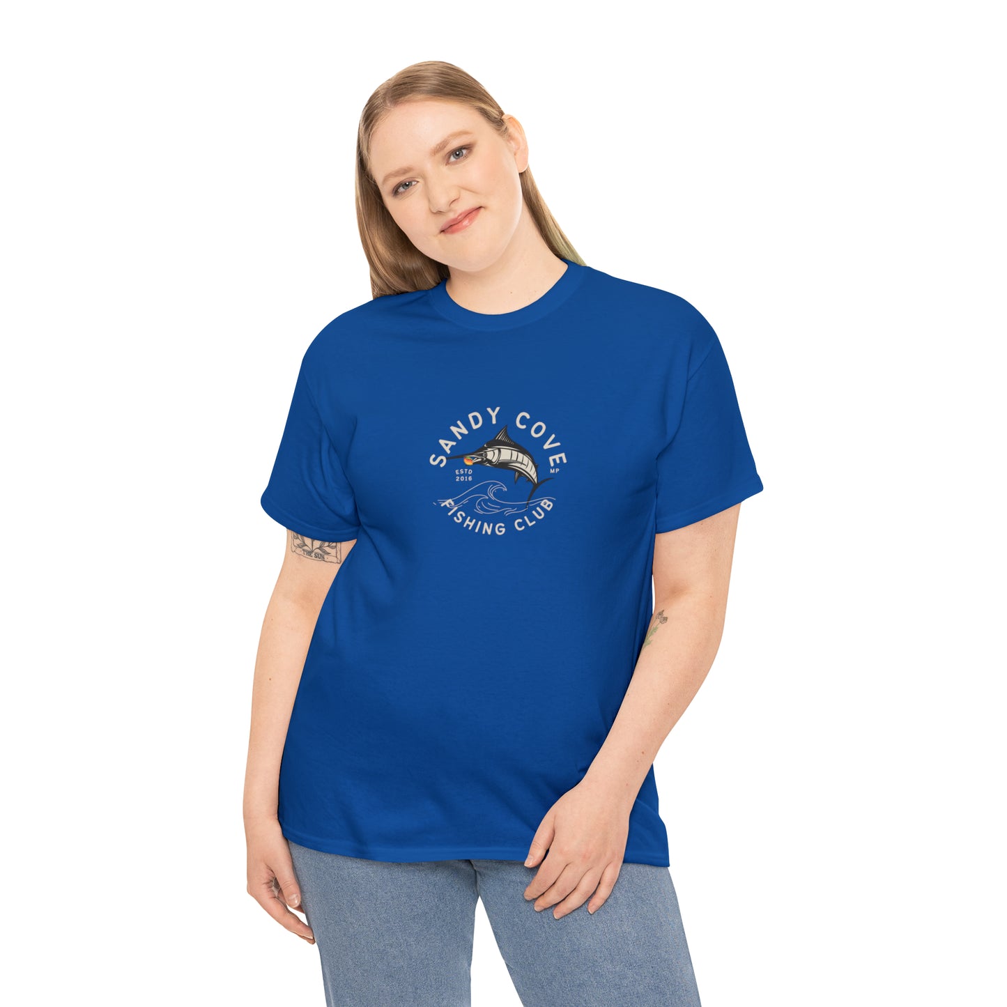 Sandy Cove Mango Marlin Fishing Club Cotton Tee