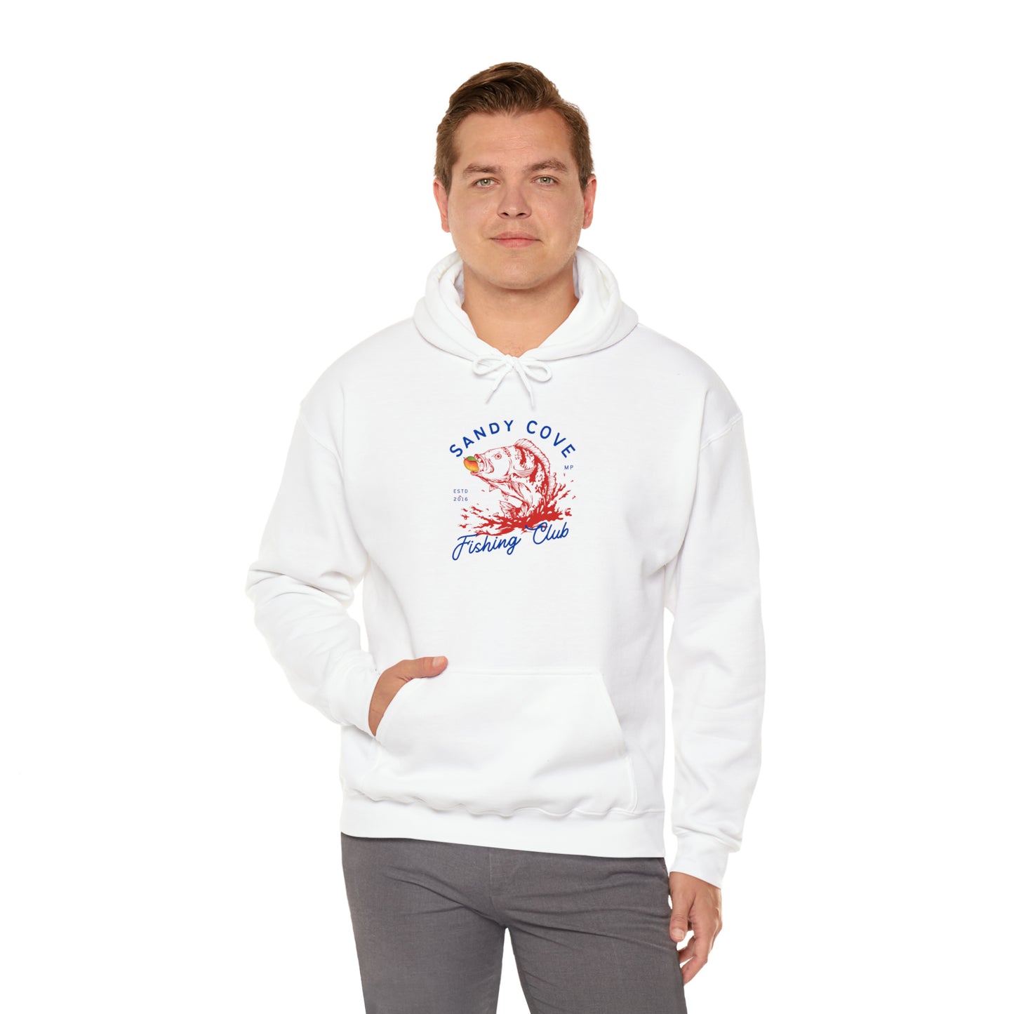 Sandy Cove Mango Fishing Club Unisex Heavy Blend™ Hooded Sweatshirt