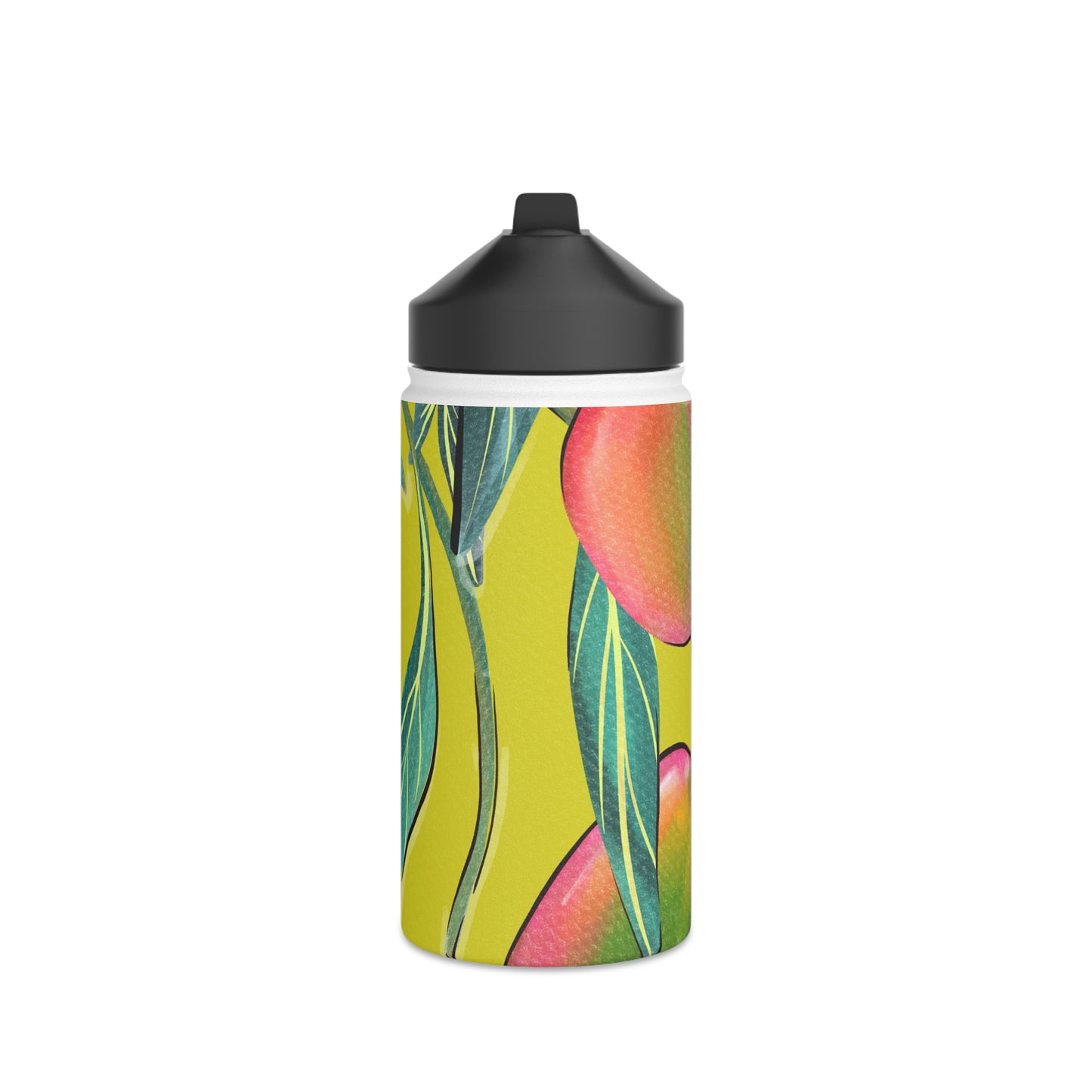 Sandy Cove Mango Stainless Steel Water Bottle, Standard Lid