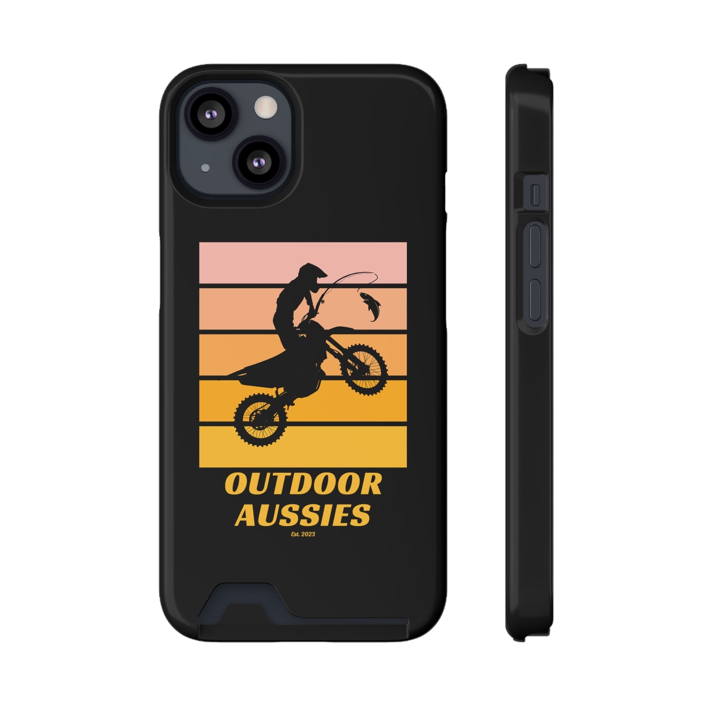 Outdoor Aussies Phone Case With Card Holder