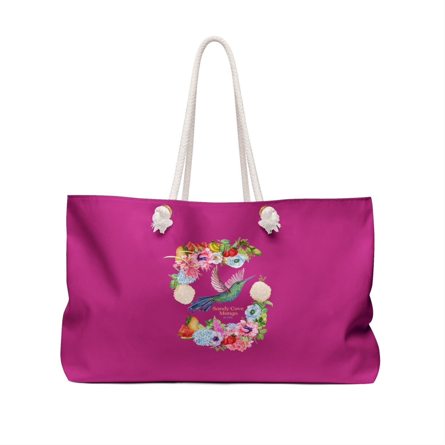 Sandy Cove Mango Birds and Blossoms Weekender Bag (Printed in USA)