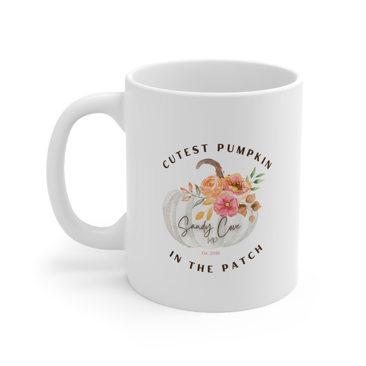 Sandy Cove MP Cutest Pumpkin in the Patch Ceramic Coffee Cups, 11oz, 15oz