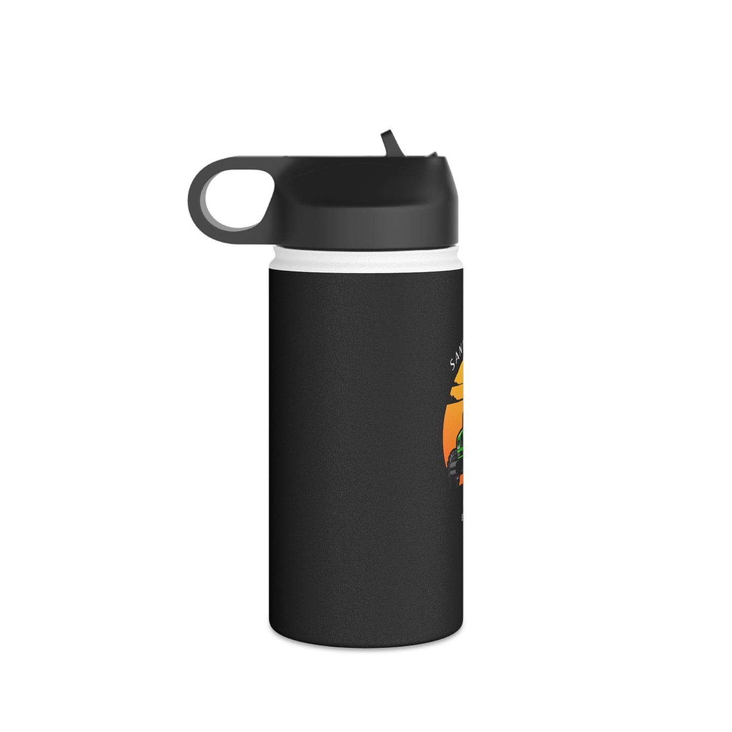 Sandy Cove Mango Tractor Stainless Steel Water Bottle, Standard Lid