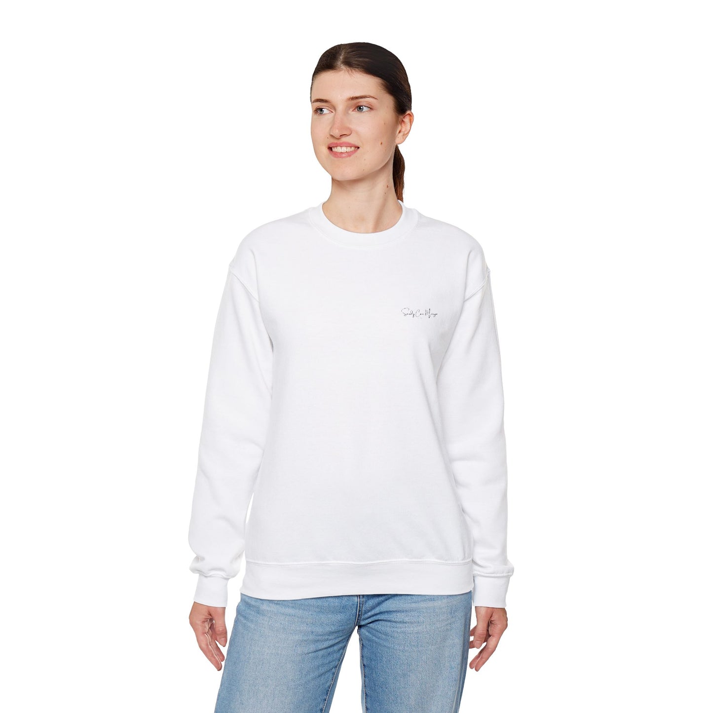 Sandy Cove Mango Unisex Heavy Blend™ Crewneck Sweatshirt