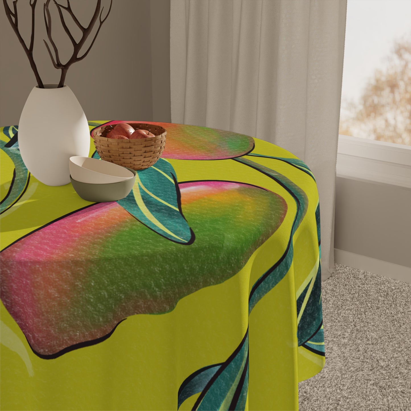 Sandy Cove Mango Tablecloth