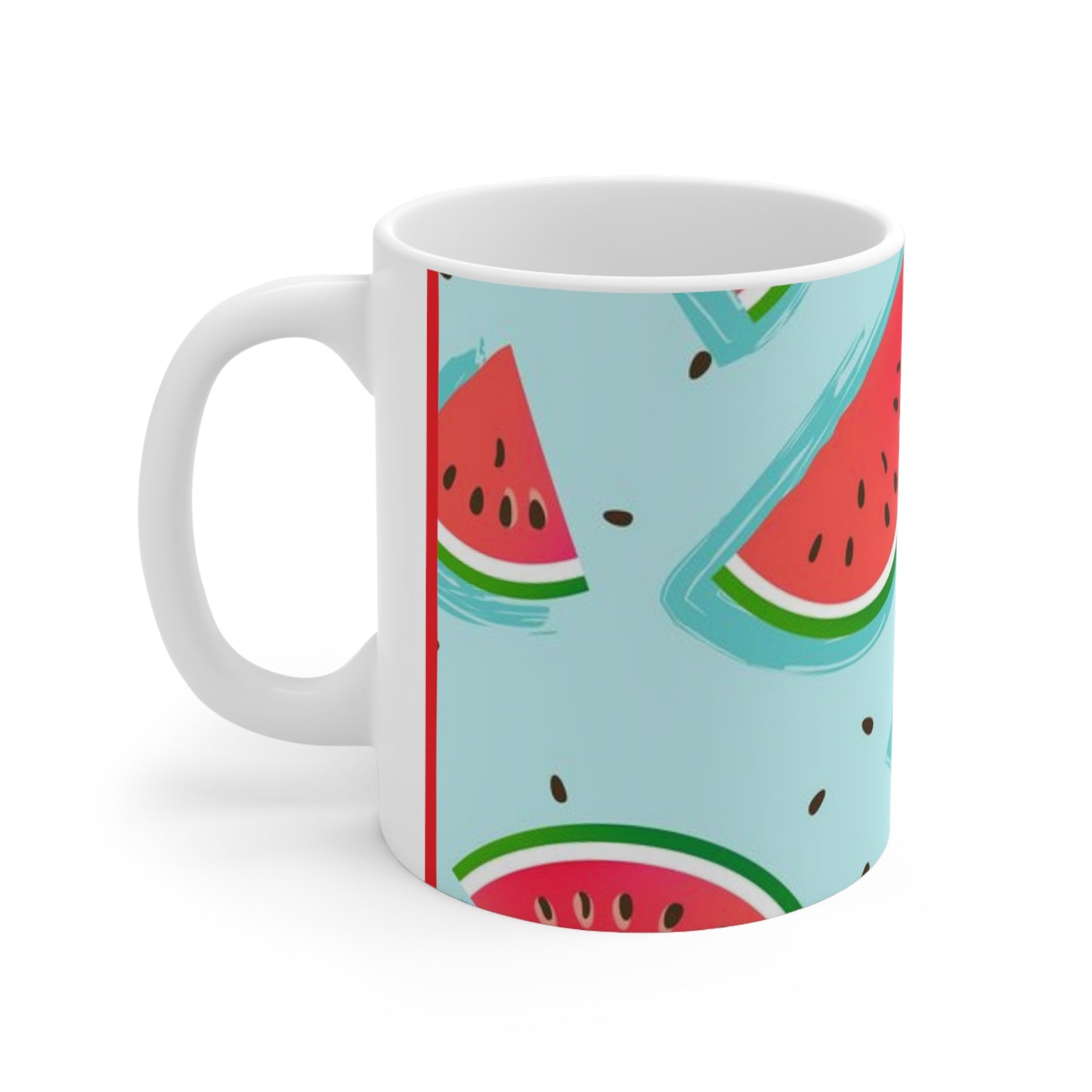 SCMP Watermelon Ceramic Coffee Cups, 11oz, 15oz