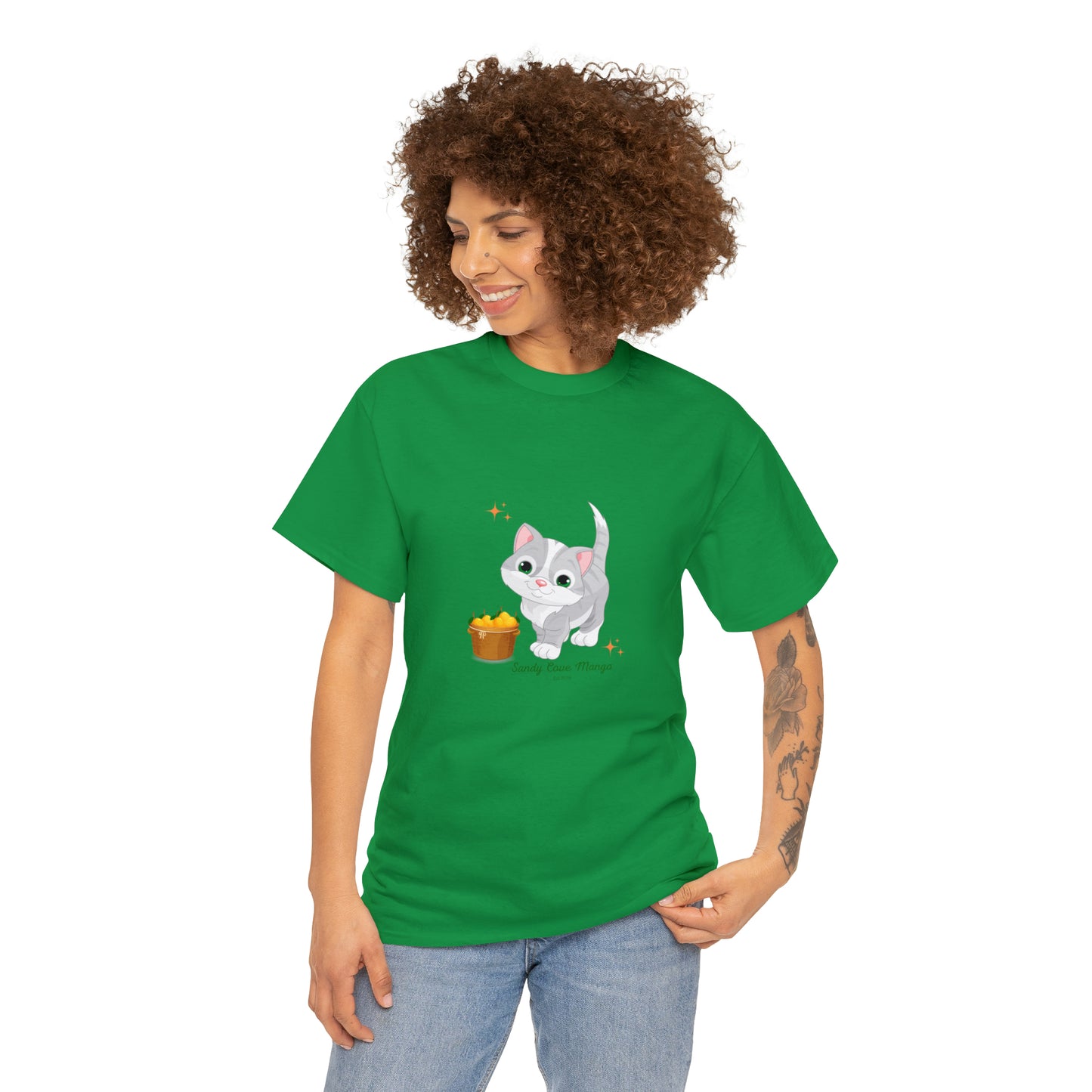 Sandy Cove's Delicious Mangoes Puppy Women's Cotton Tee