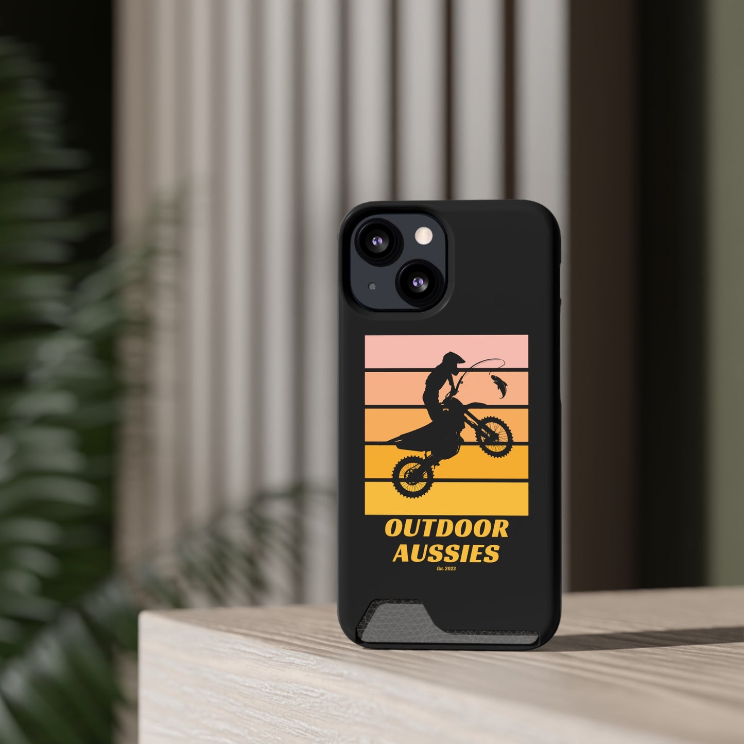 Outdoor Aussies Phone Case With Card Holder