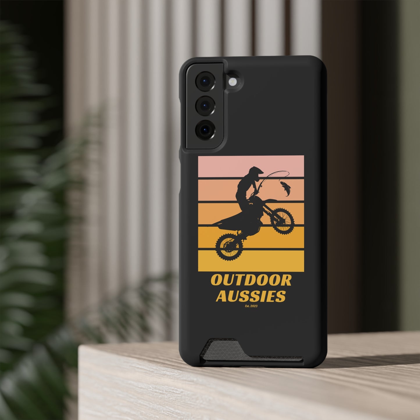 Outdoor Aussies Phone Case With Card Holder