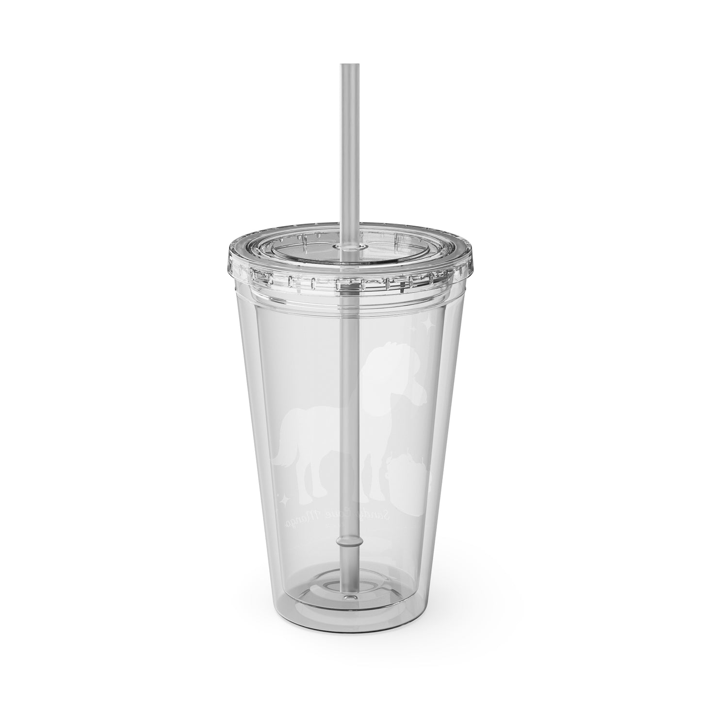 Sandy Cove's Delicious Mangoes Foal Sunsplash Tumbler with Straw, 16oz (Printed in USA)