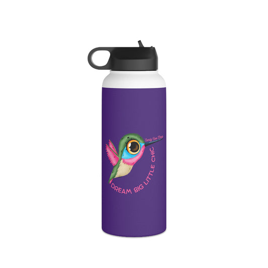 Sandy Cove Mango Dream Big Little Chic Stainless Steel Water Bottle, Standard Lid