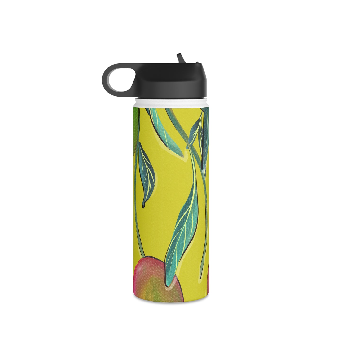 Sandy Cove Mango Stainless Steel Water Bottle, Standard Lid