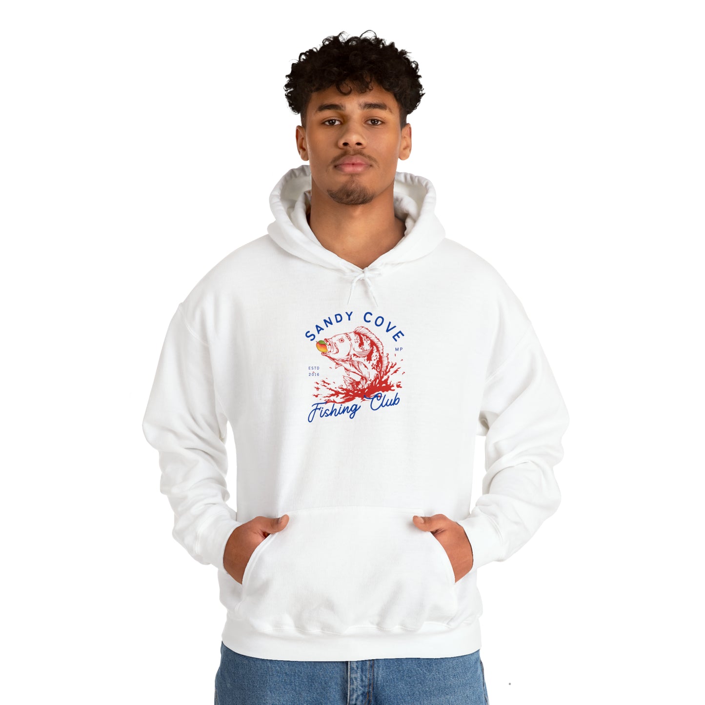 Sandy Cove Mango Fishing Club Unisex Heavy Blend™ Hooded Sweatshirt