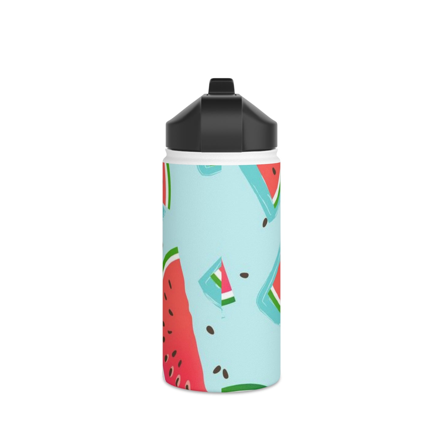 SCMP Watermelon Stainless Steel Water Bottle, Standard Lid