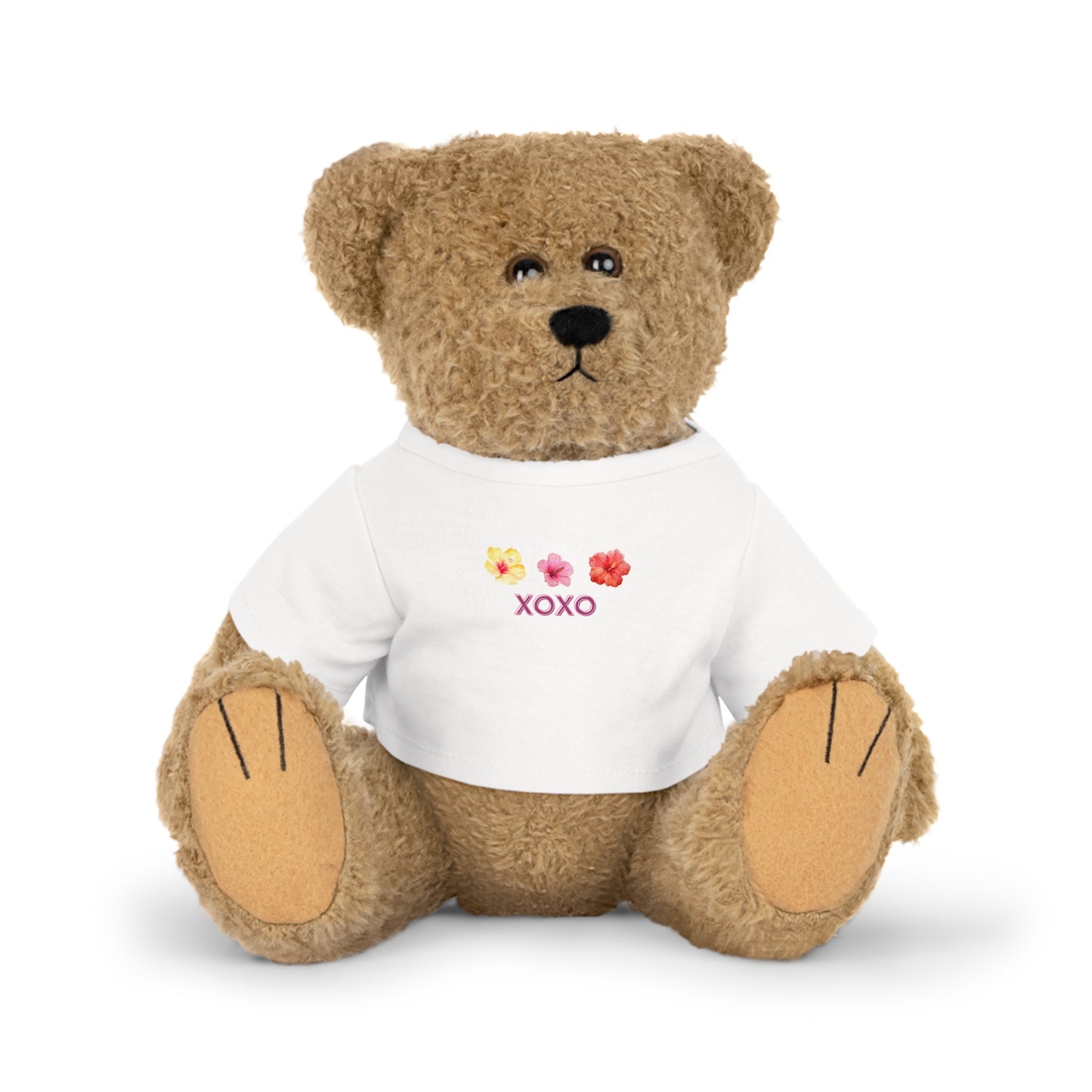 Valentines Day Hibiscus XOXO Plush Toy with T-Shirt