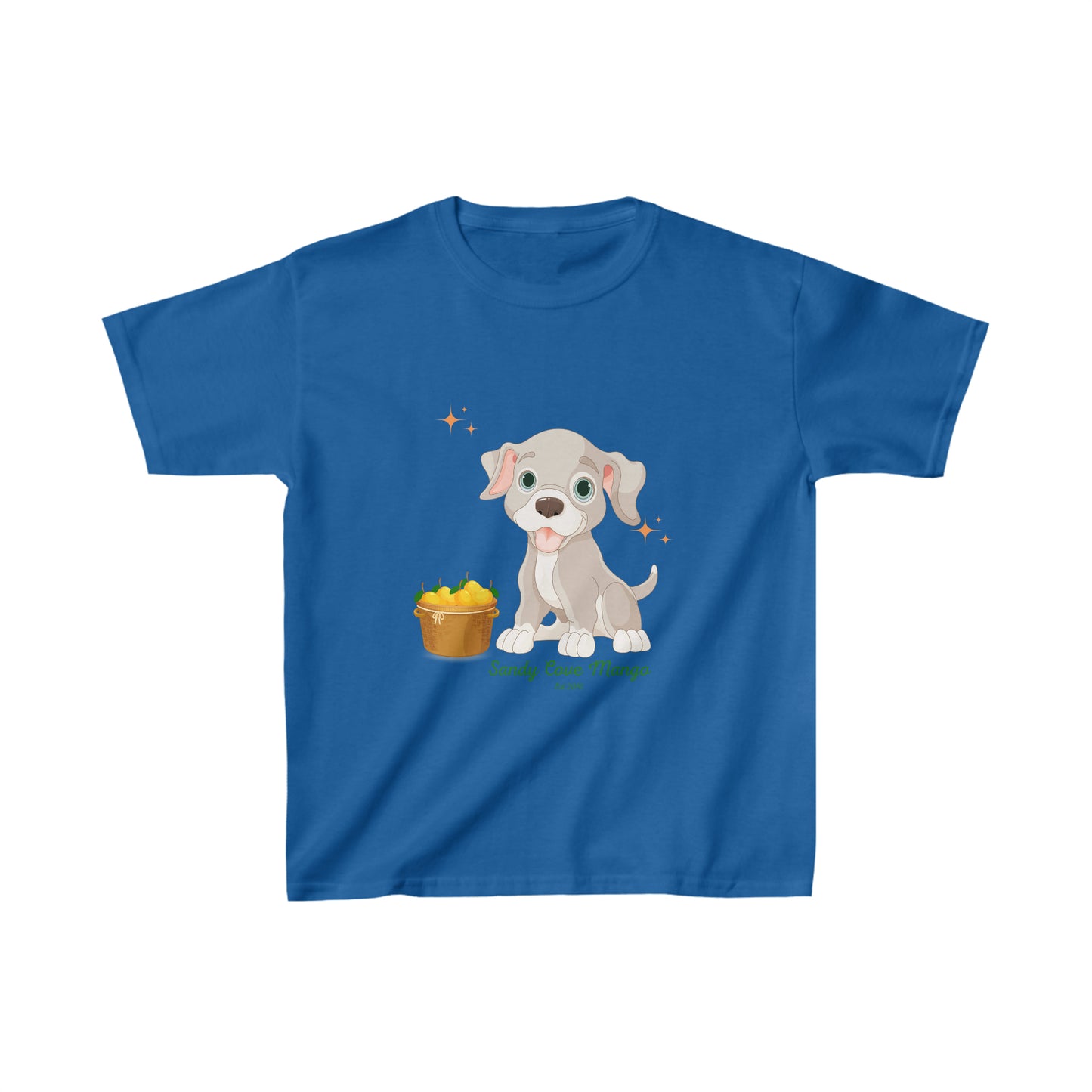 Sandy Cove Delicious Mangoes Puppy Kids Cotton™ Tee