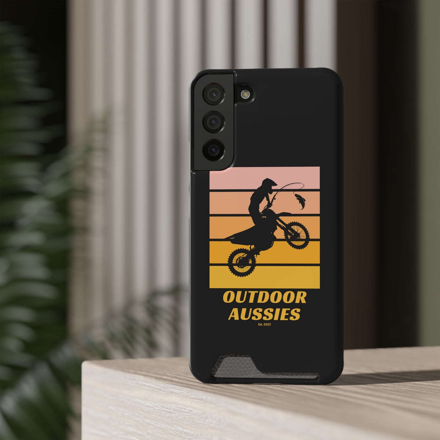 Outdoor Aussies Phone Case With Card Holder