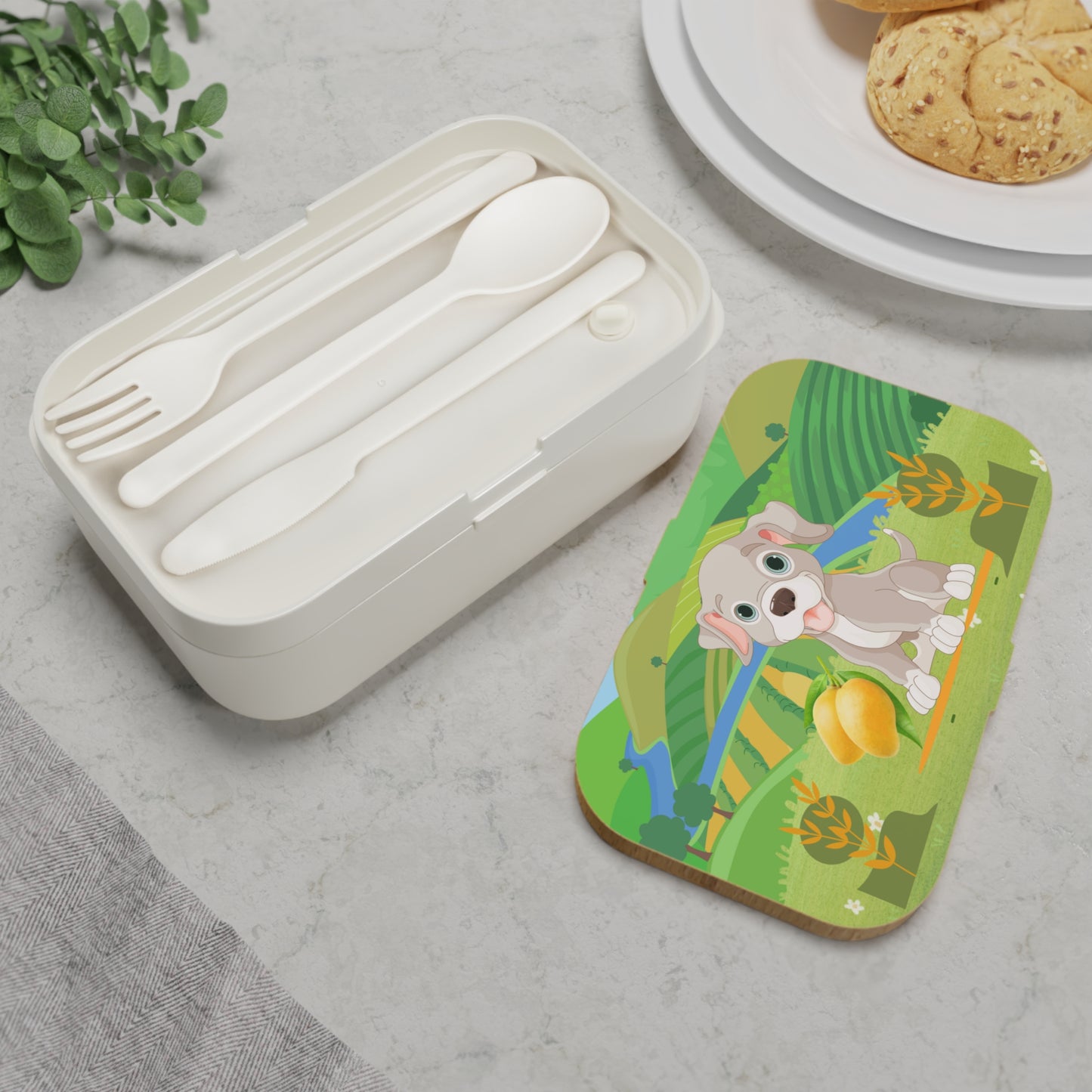 Sandy Cove's Delicious Mangoes Puppy Bento Lunch Box