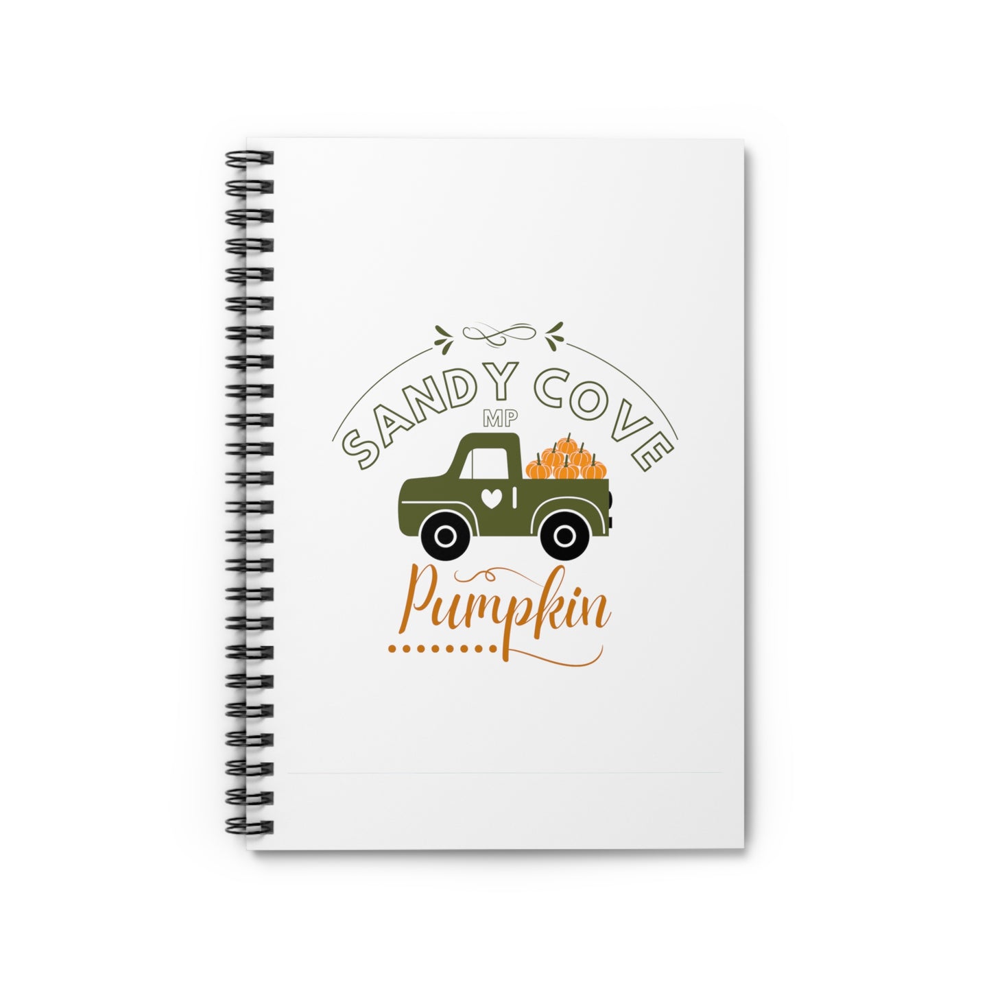 Sandy Cove MP Pumpkin Spiral Notebook - Ruled Line (Printed in USA)