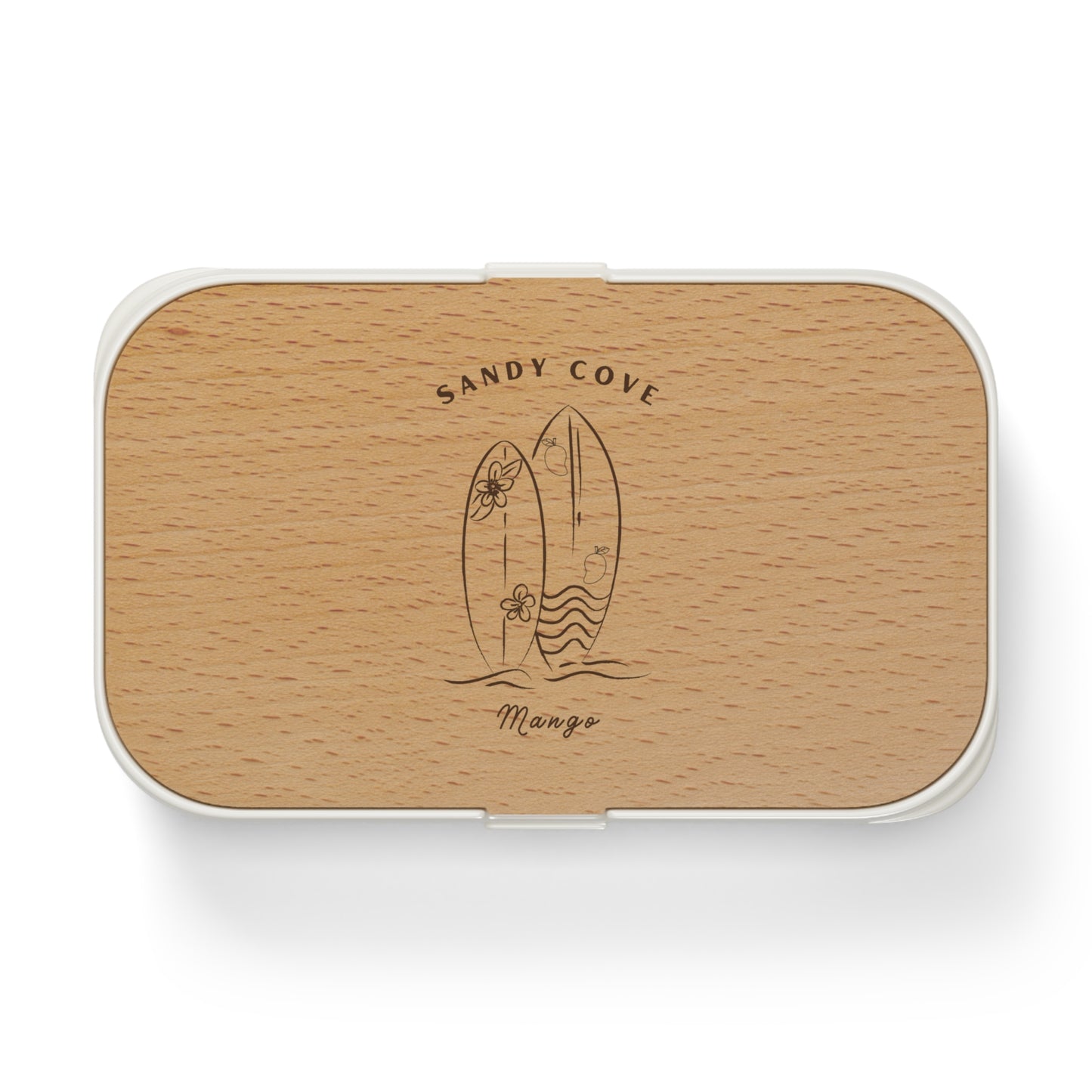 Sandy Cove Mango Surf Boards Bento Lunch Box