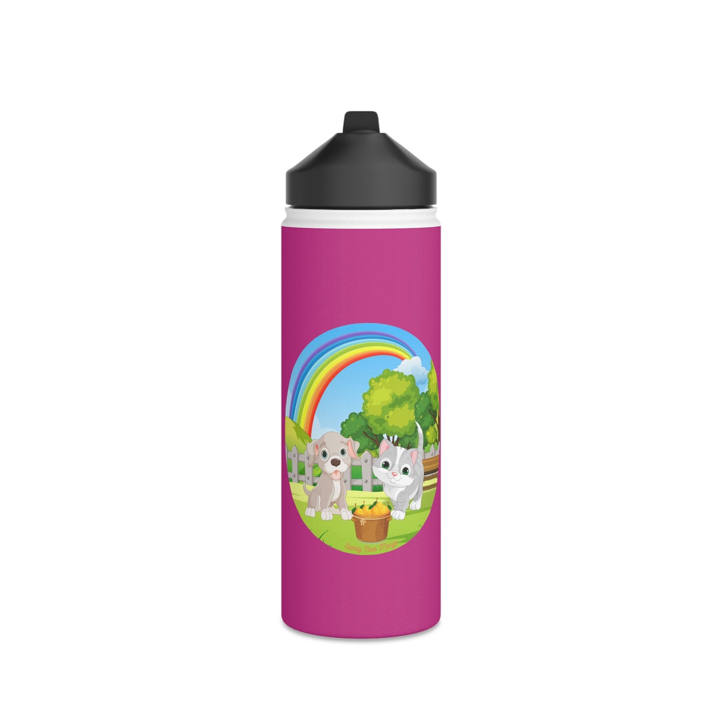 Sandy Cove's Delicious Mangoes Stainless Steel Water Bottle, Standard Lid