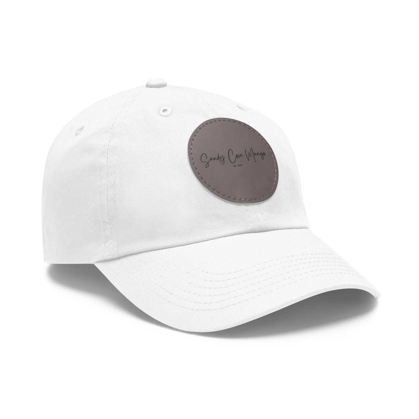 Sandy Cove Mango Cap with Leather Patch (Round) (Printed in USA)