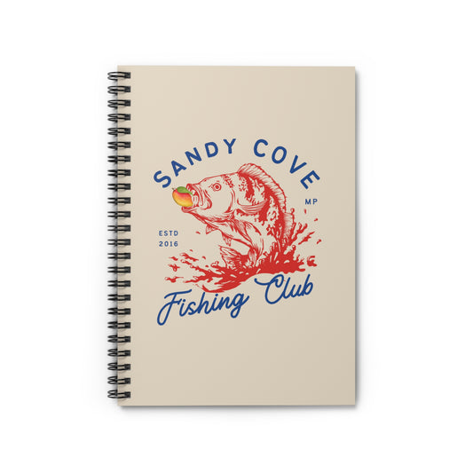 Sandy Cove MP Fishing Club Spiral Notebook - Ruled Line (Printed in USA)