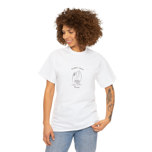 Sandy Cove Mango Surf Board Women's Cotton Tee