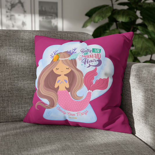 Sandy Cove Mango Salty Air Mermaid Pillowcase