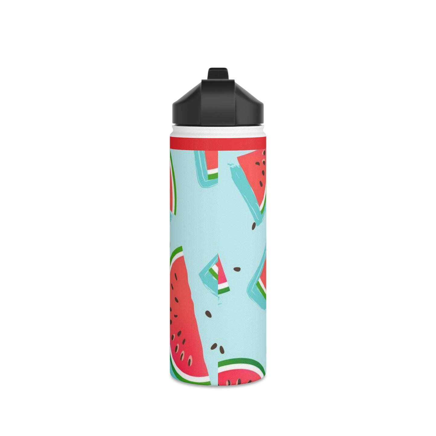 SCMP Watermelon Stainless Steel Water Bottle, Standard Lid