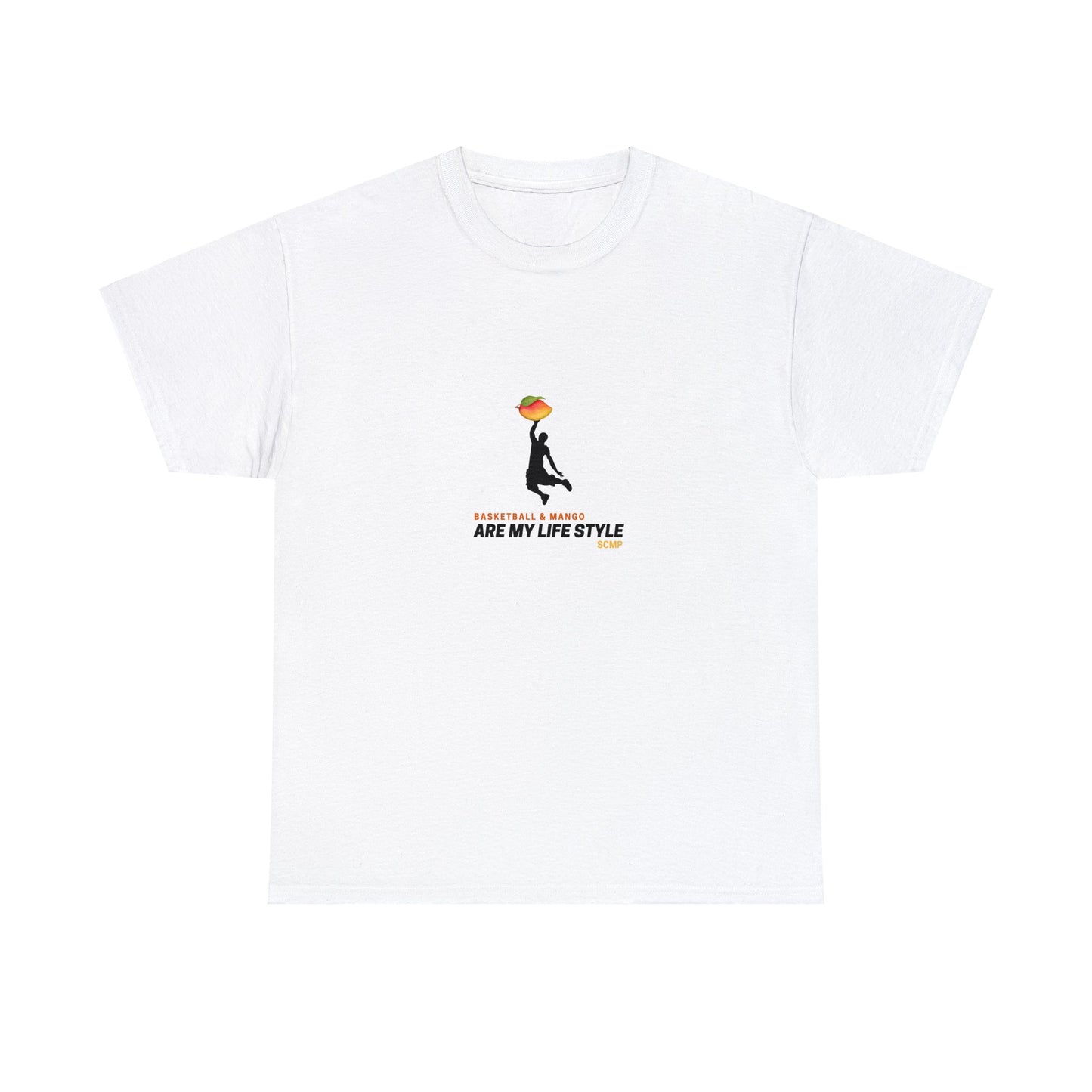 SCMP Basketball and Mango are my lifestyle Men's Cotton Tee