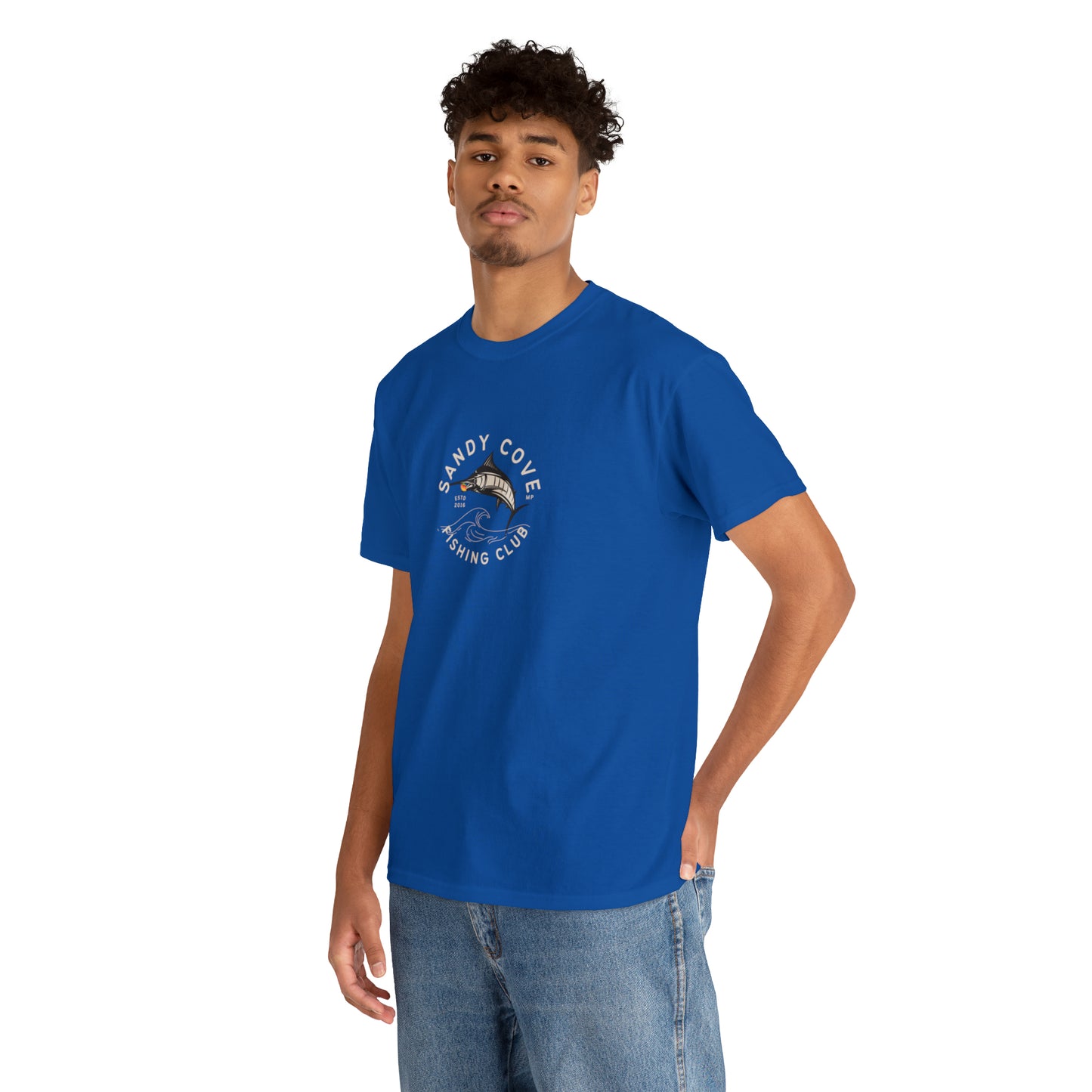 Sandy Cove Mango Marlin Fishing Club Cotton Tee